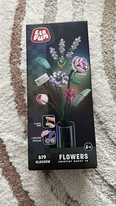 Klocki bukiet kwiatów