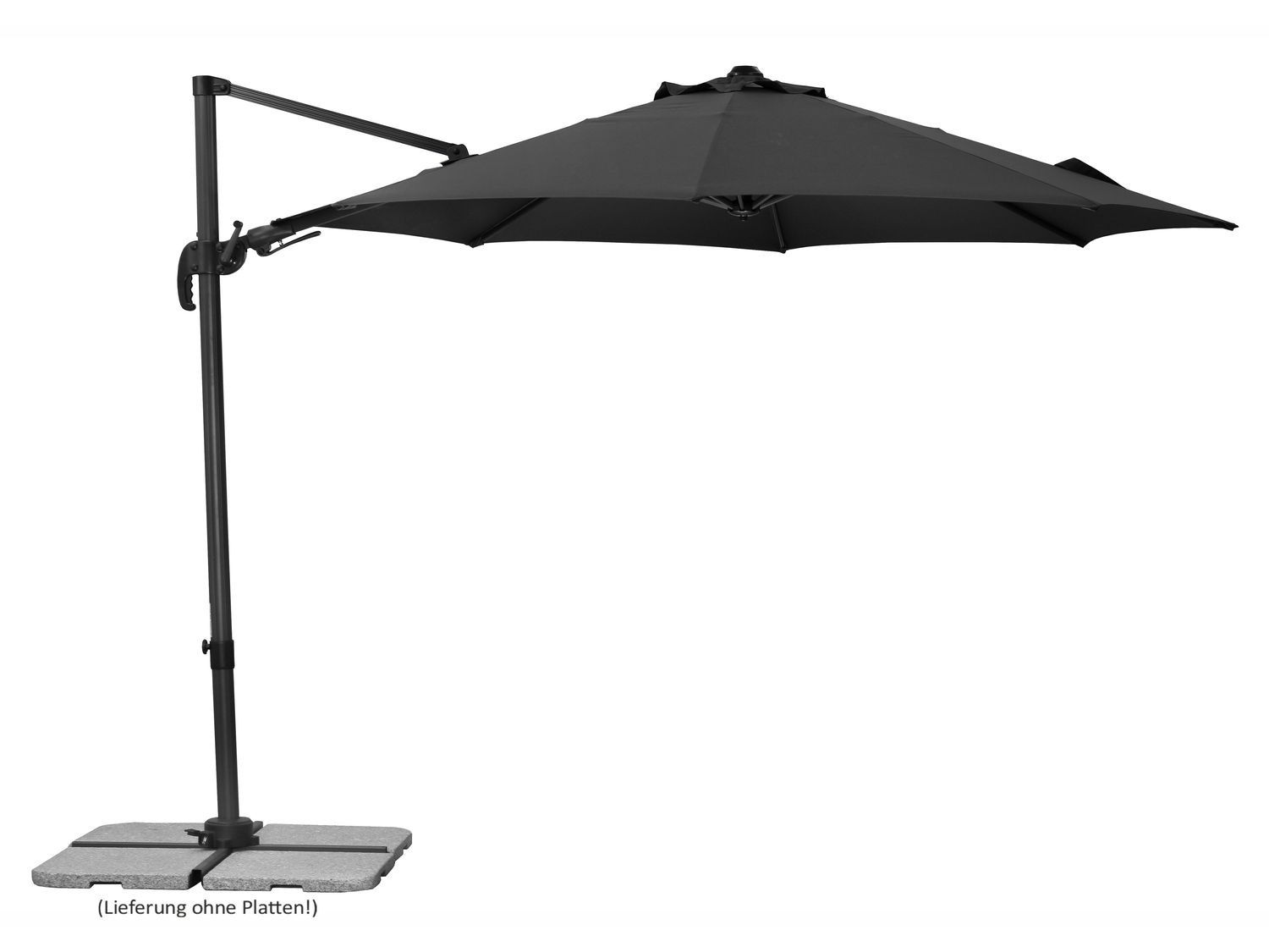 Schneider Parasol ogrodowy Rhodos eco Twist 300cm obrotowy