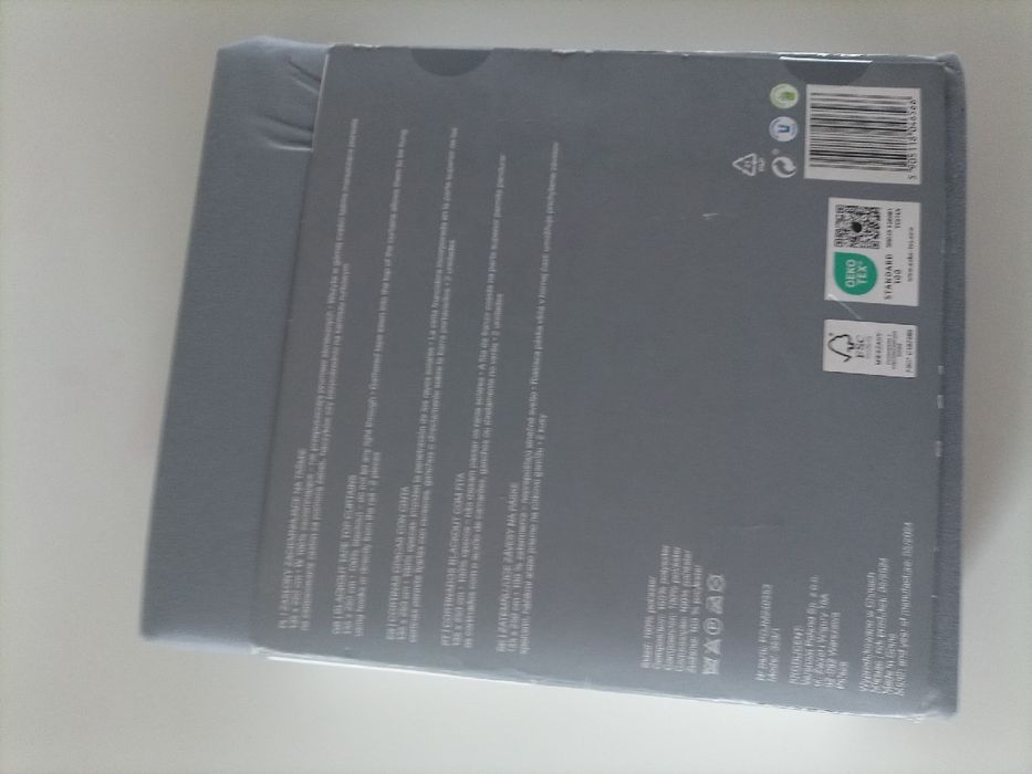 2 zasłony zaciemniające blackout 100% Smukee zestaw dwóch zasłon