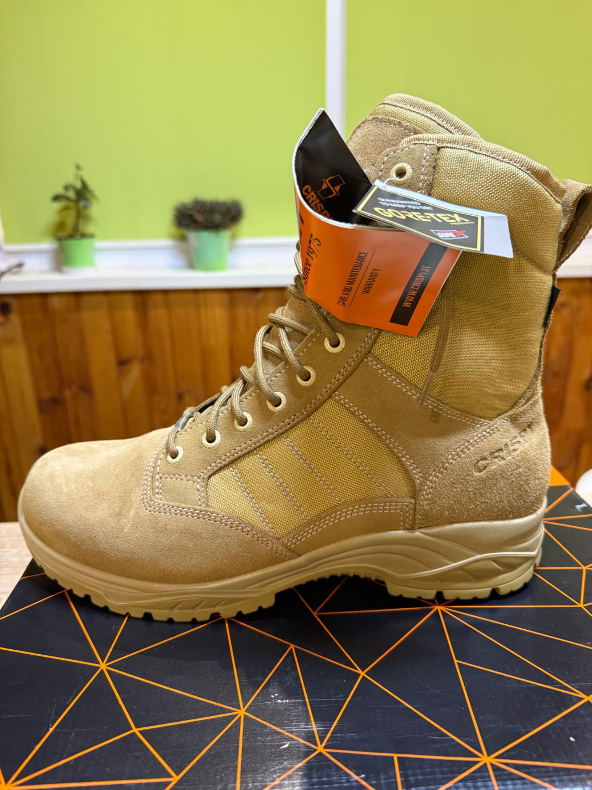 Ботинки, берці, черевики літні CRISPI S.W.A.T. DESERT COYOTE