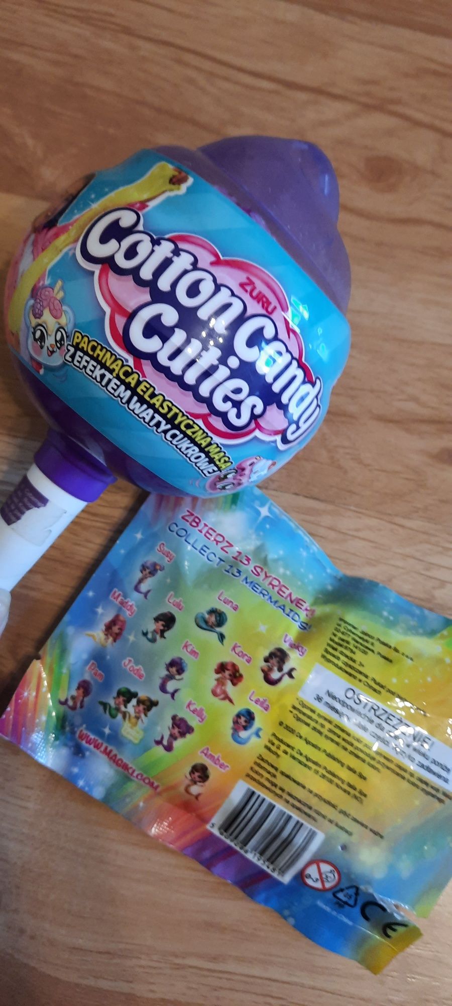 Corron candy cuties elastyczna masa zuru z niespodzianka + syrenka