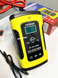 Зарядний пристрій для автомобільного акумулятора Foxsur 12V 5-6A