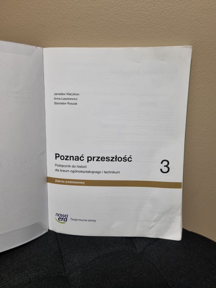 Poznać przeszłość 3 zakres podstawowy historia Nowa Era