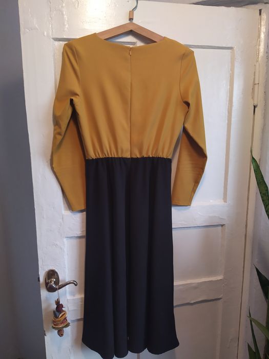 Плаття комбіноване з кружевом. Рута С