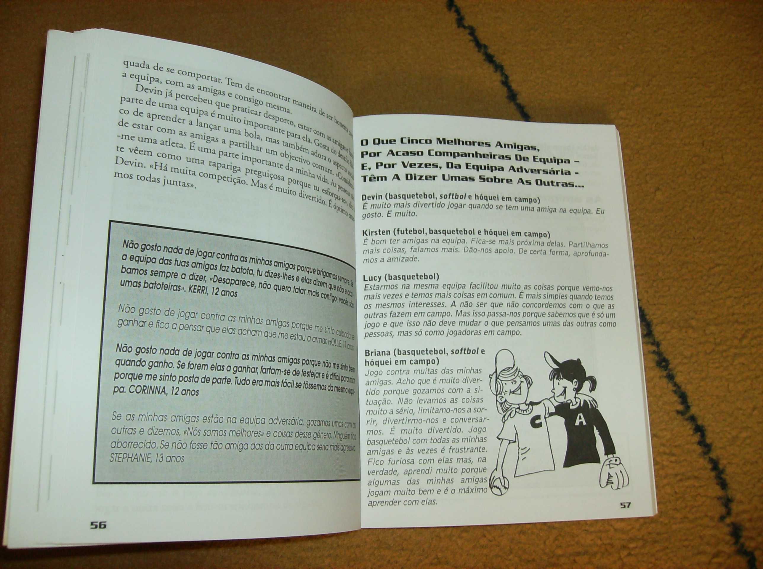 Livro "O desporto não é só para rapazes"