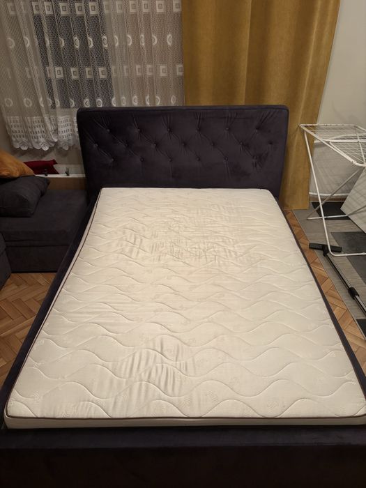 Łóżko pikowane GRANDA 140x200 BRW