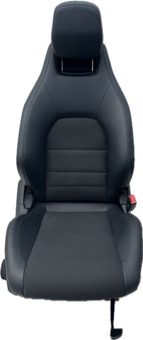 FOTEL PRAWY POL SKORA CZARNY NECK-PRO MERCEDES E W207 C W204 COUPE ORYGINAL DEMONTAZ 2078601869