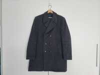 Płaszcz męski elegancki szary kurtka jesionka 42 XL wełna zimowy