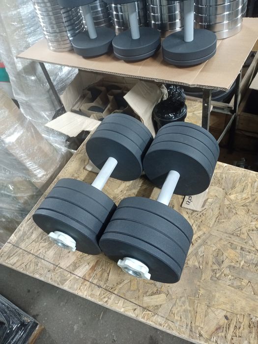 Гантели наборные металлические покрашенные гантели