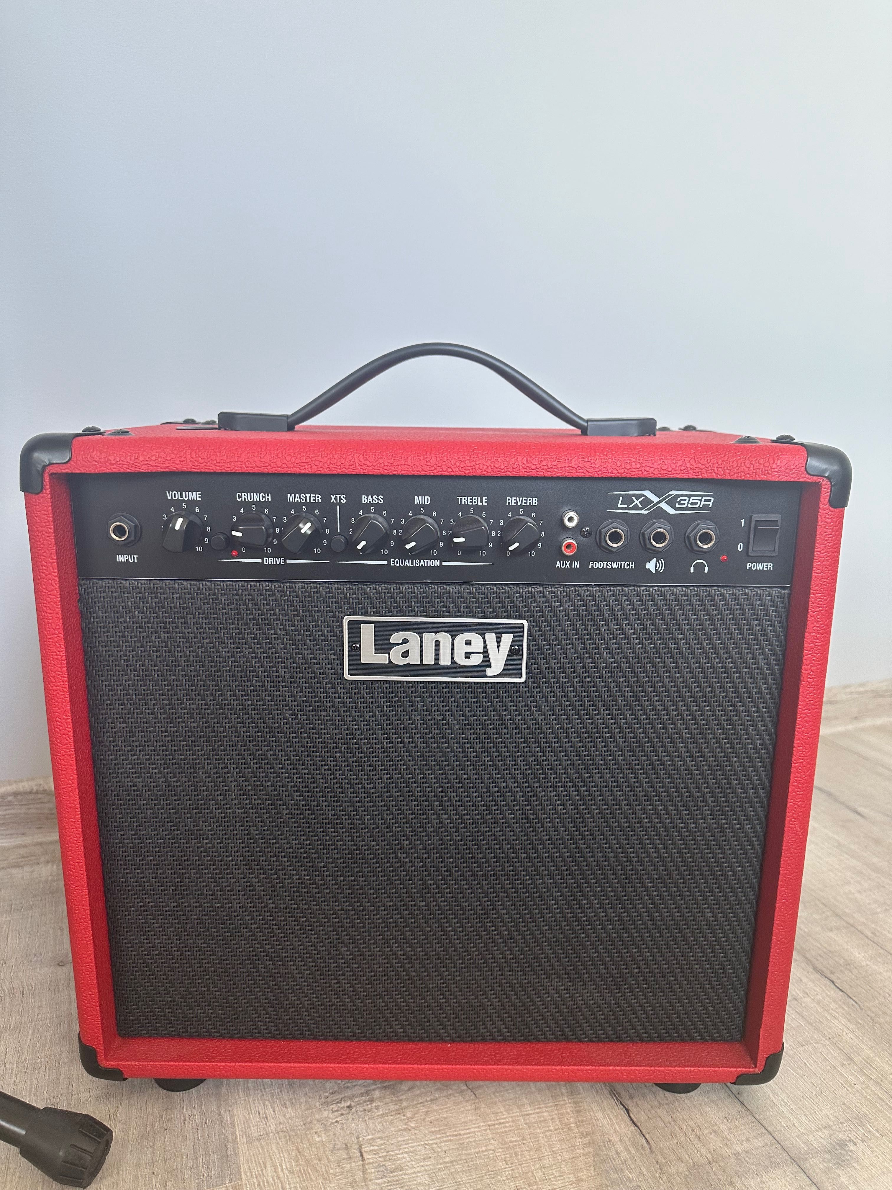 Gitara elektryczna Yamaha Pacifica 112J + wzmacniacz Laney LX35R-RED