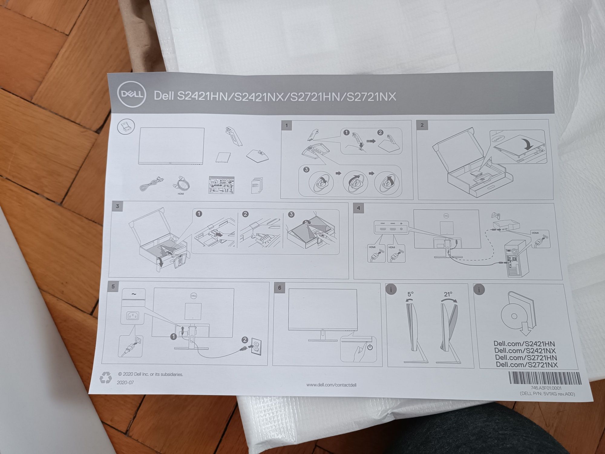 Monitor Dell S2421HN
