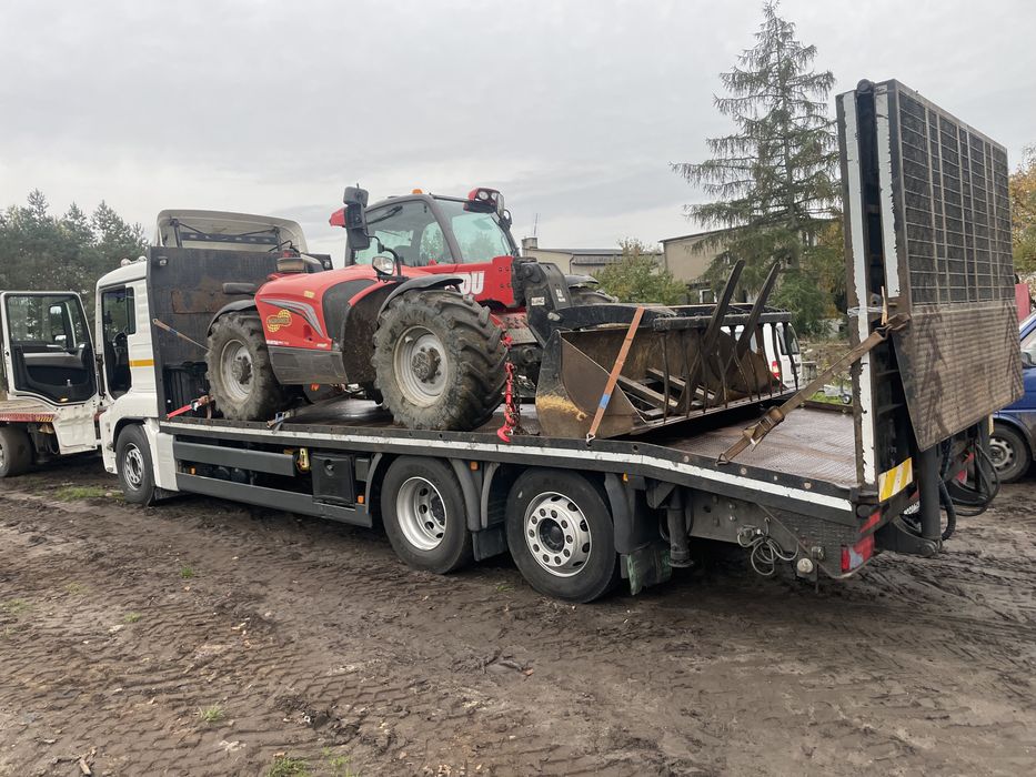 Transport laweta, usługi HDS Żuraw, pomoc drogowa, niskopodwozie