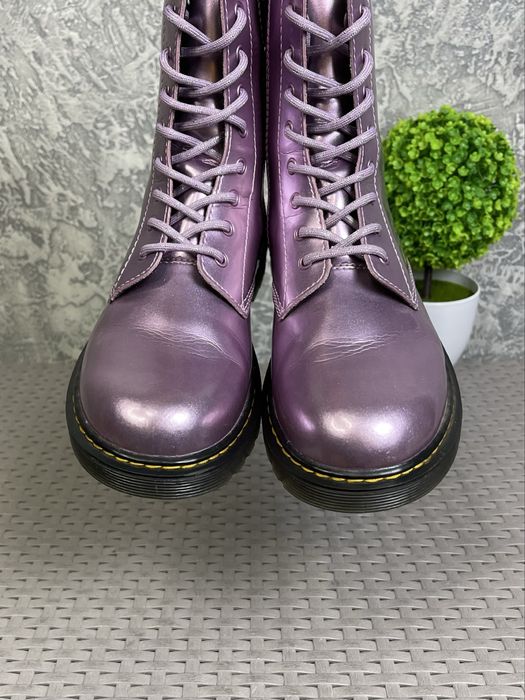 Dr. Martens ботинки кроссовки 37 размер женские кожаные розовые