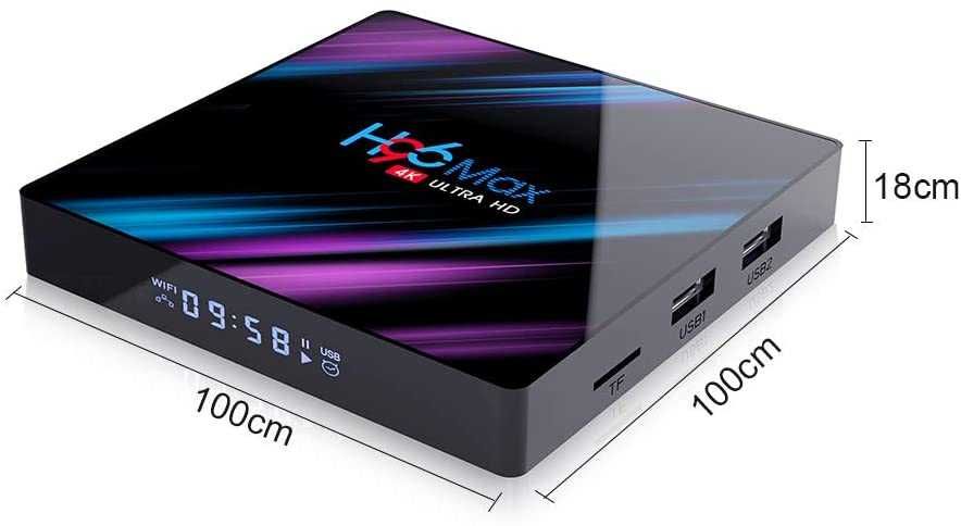 Smart TV BOX H96 MAX ULTRA HD 4K 4 64GB ANDROID 11 odtwarzacz multimed