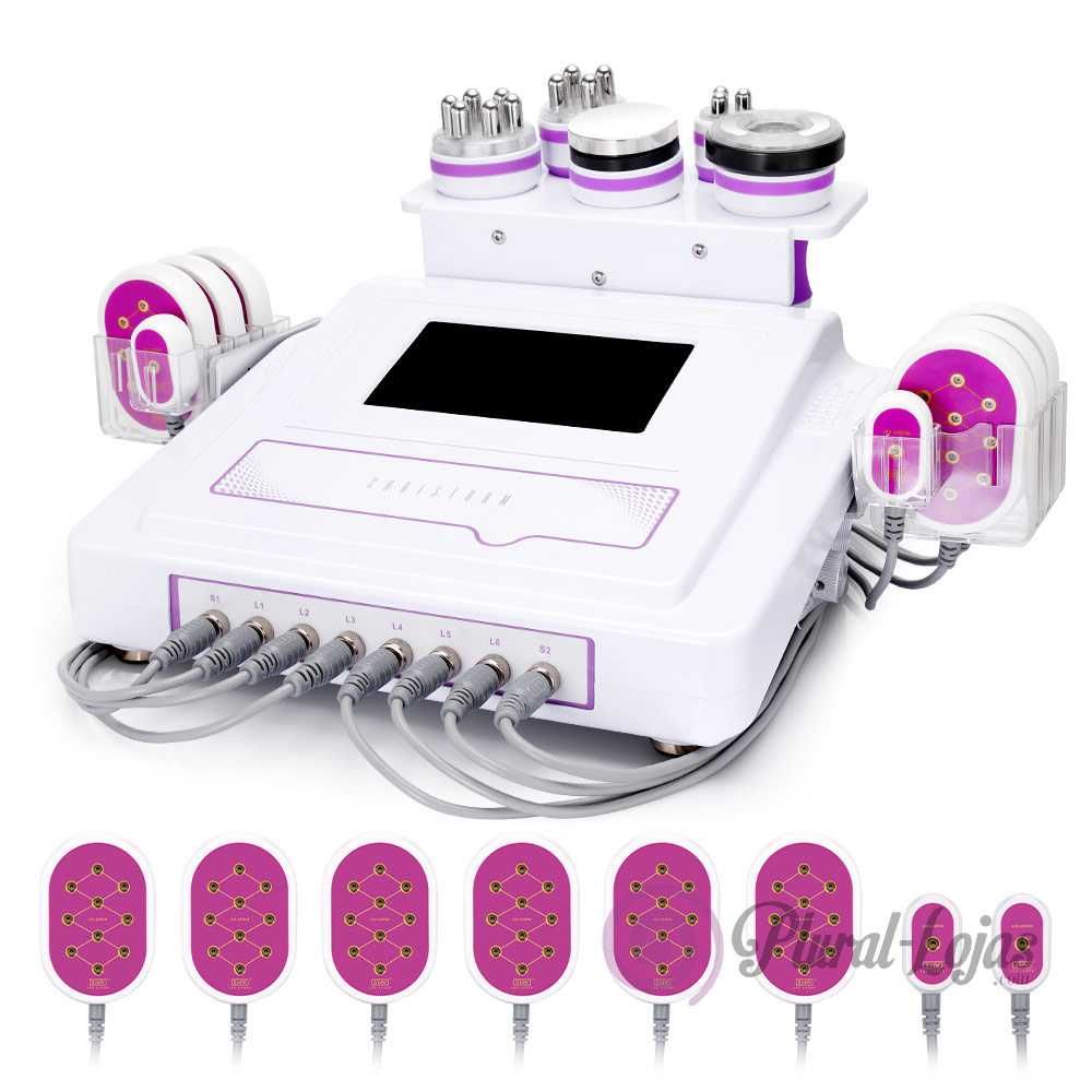 MAQUINA 6 EM 1 DE CAVITAÇÃO + RADIOFREQUENCIA + VÁCUO + LIPOLASER