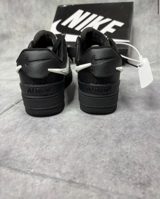 +ПОДАРУНОК‼️Кросівки Чоловічі Nike Air Force x Ambush (Чорні),амбуш,на