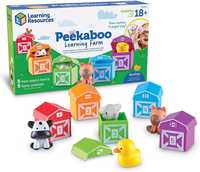 Learning resources Peekaboo Прятки с животными на ферме счёт пикабу