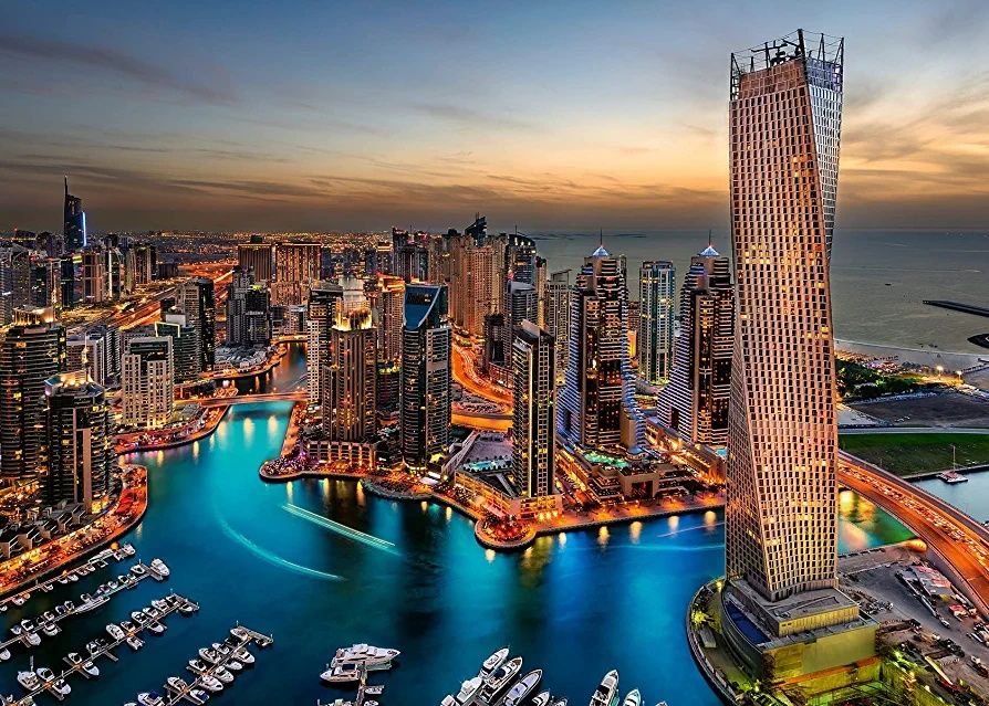 Puzzle Ravensburger Dubai Marina 1000 Elementów