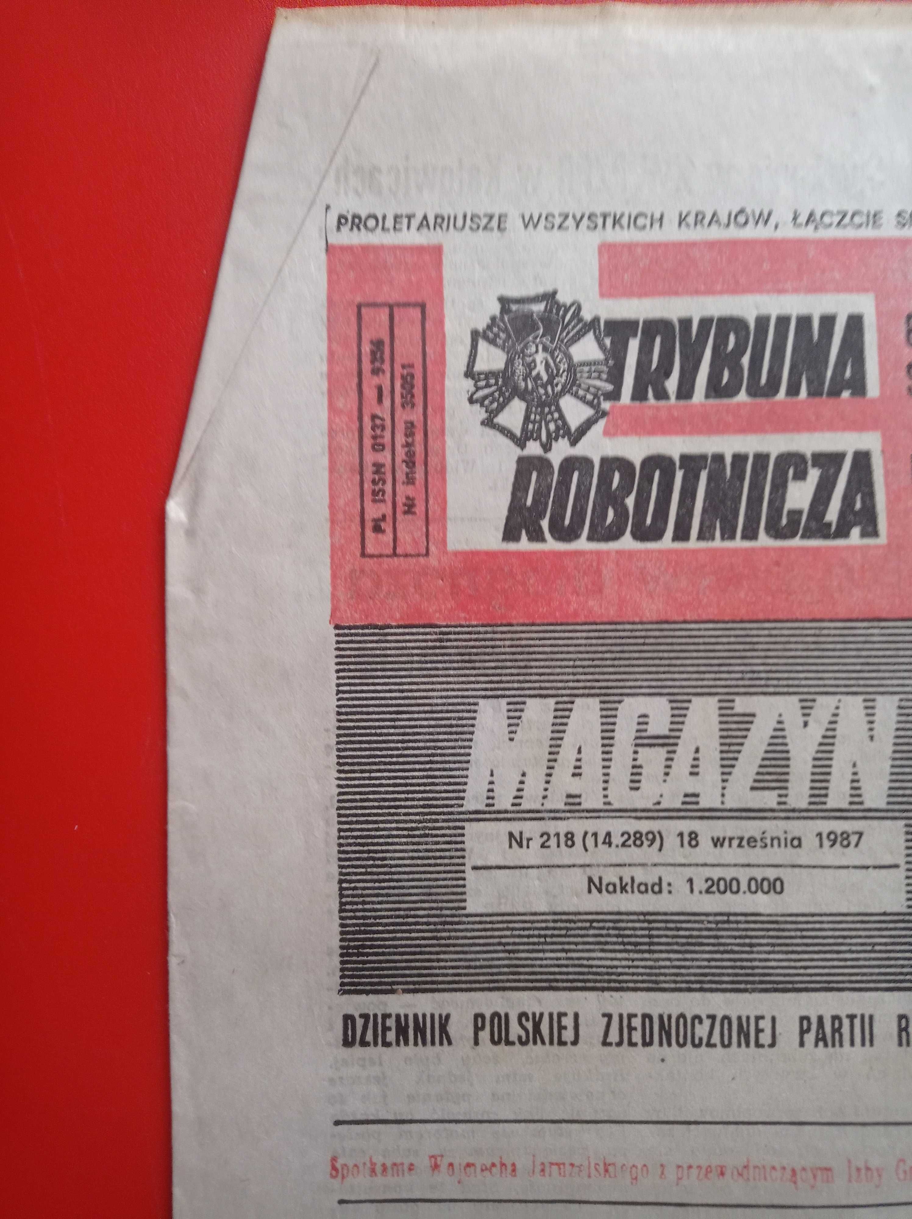 Trybuna robotnicza 218 / 1987
