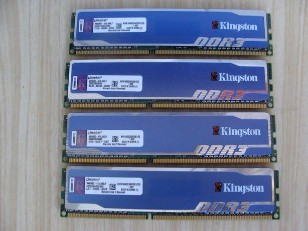 Оперативная память Kingston DDR3-1600 MHz. 8 GB (4х2GB) HyperX Blu