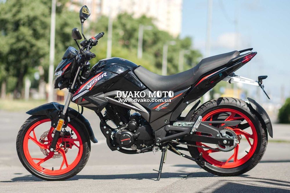Новый Мотоцикл Viper ZS200A-3 Чёрный, Сервис(МОТОСАЛОН)!!