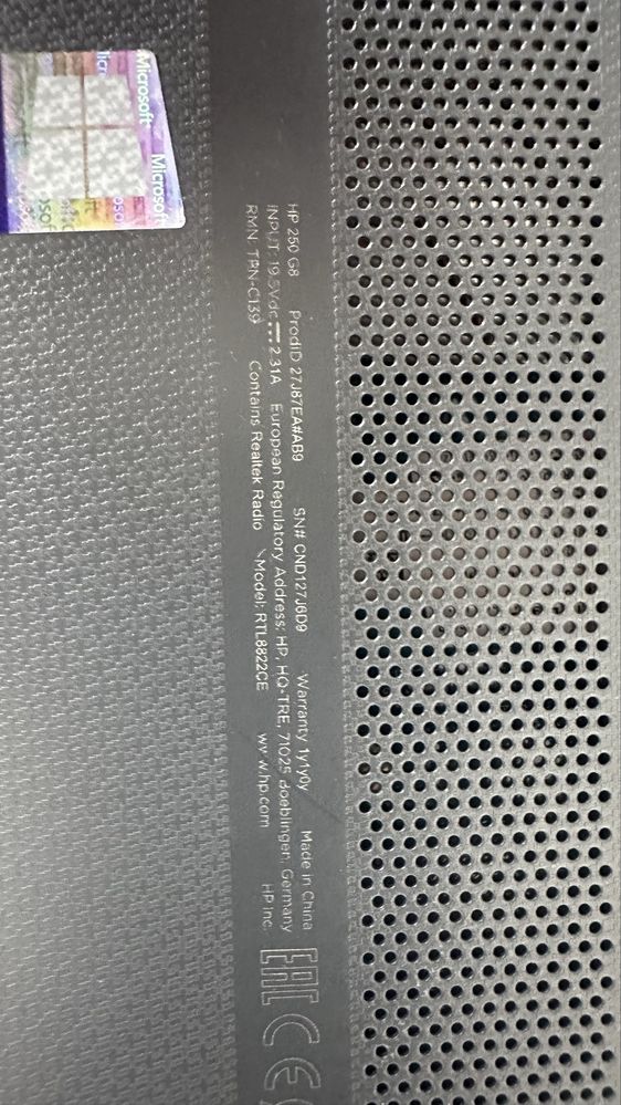 Portatil HP 250 G8