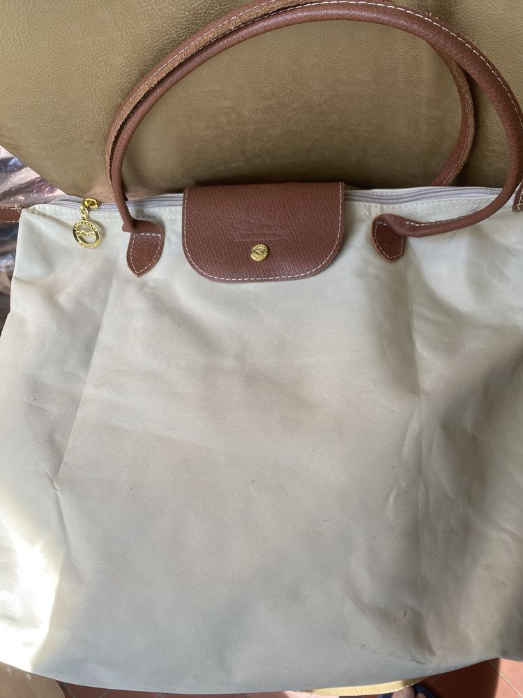 Сумка longchamp, сумка з тканини