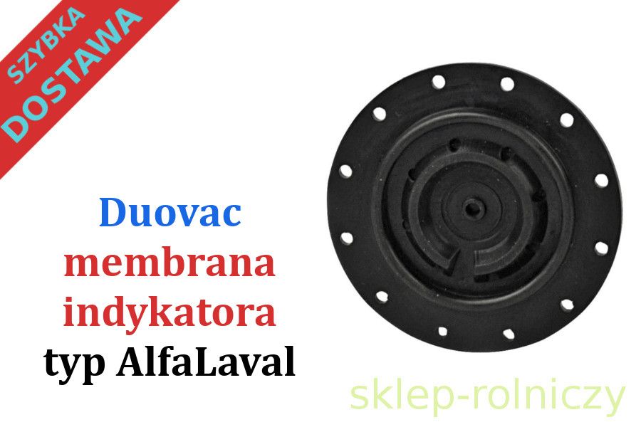 Membrana gumowa indykatora duovac dojarki przewodowej AlfaLaval