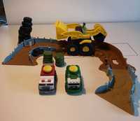 Arena wyścigowa Slammin Racers monster truck tor z samochodami zabawki