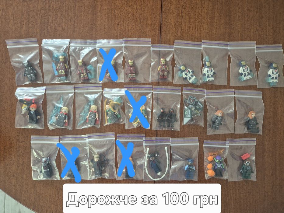 Оригінальні Lego Фігурки по Marvel, DC, Ninjago, Dreamzz, City та Інші