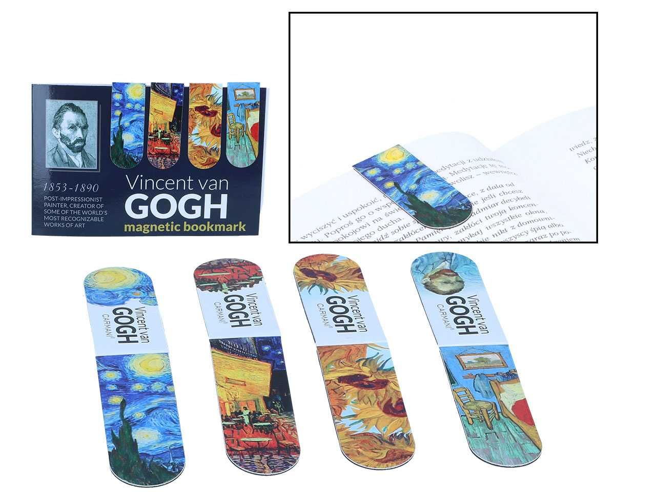 Zakładki magnetyczne do książki V. V. Gogh NOWE