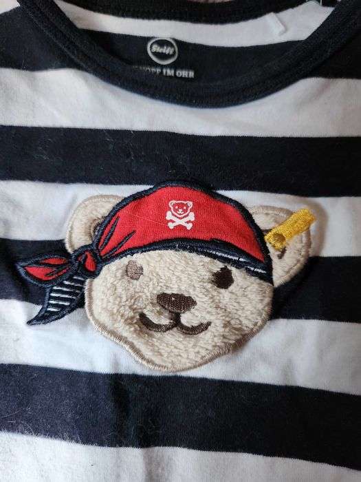 Steiff body niemowlęce z krótkim rękawem pirat 62