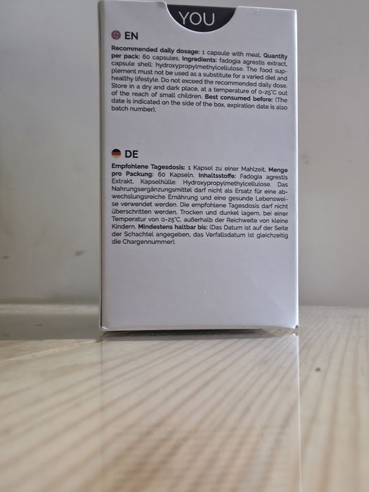 Vitalers Fadogia Agrestis 600 mg – 60 kapsułek