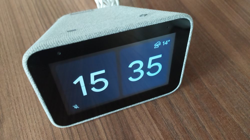 Lenovo Smart Clock z Google Assistant Inteliegentny Głośnik zegarek