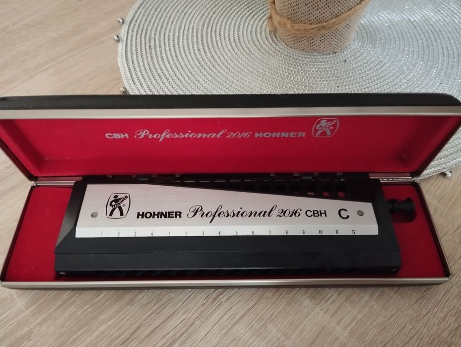 harmonijka ustna hohner chromatyczna professjonal 2016 CBH-C dur