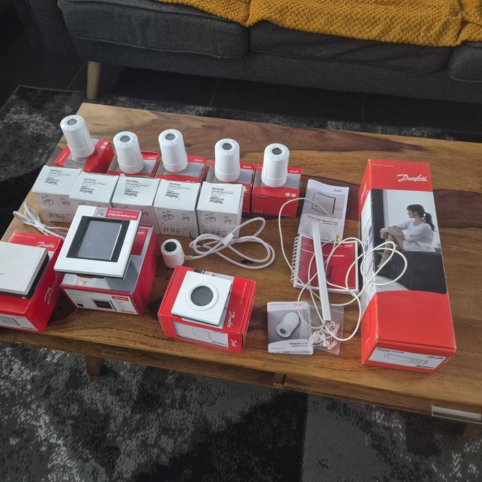 Danfoss Home Link + Termostaty, Panel Centralny Przekaźnik Kotła