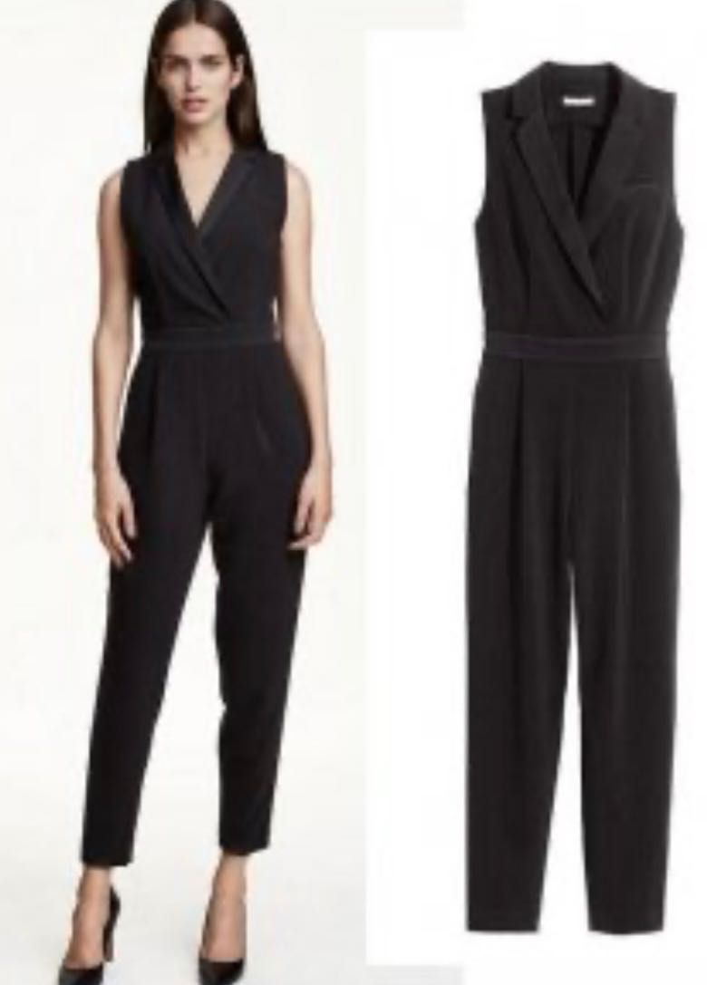 Kombinezon czarny marki H&M