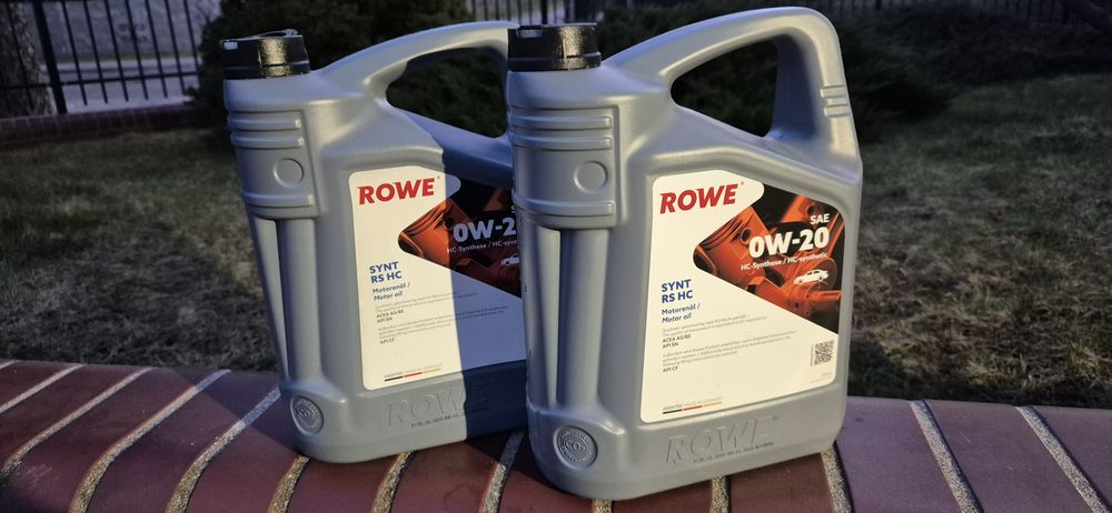 Olej silnikowy ROWE HIGHTEC SYNT RS HC 0W20 5L NOWY + 1 LITR Dolewka