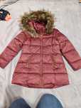 Kurtka H&M r.122 bordowa