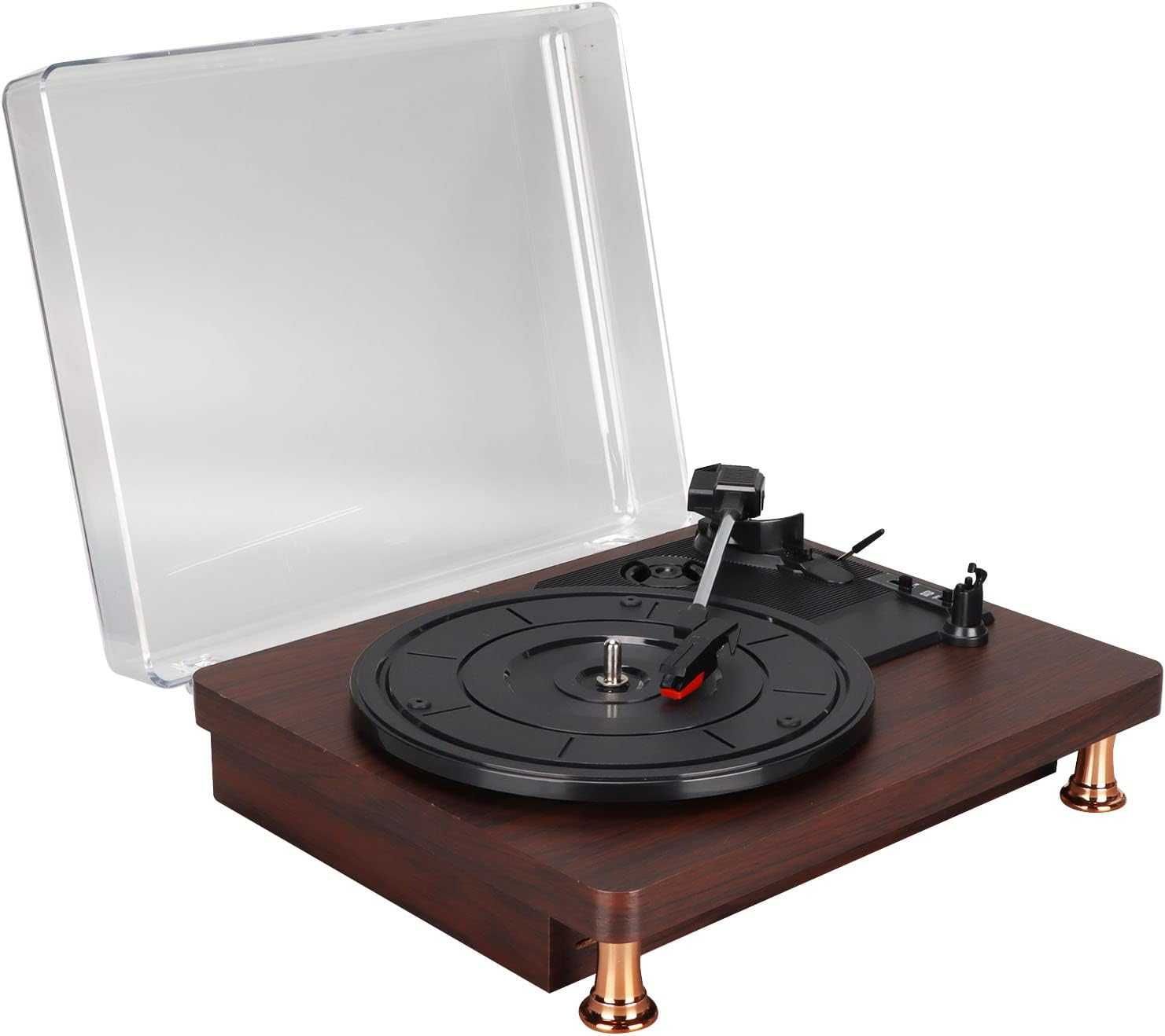 Gramofon z głośnikami Bluetooth RCA AUX - Sklep inne