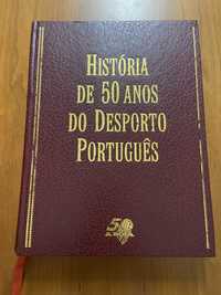 História de 50 anos do desporto português - livro