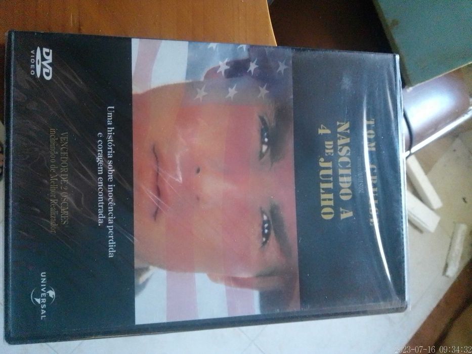 Dvd NOVO Nascido a 4 de Julho SELADO Filme com Tom Cruise Oliver Stone