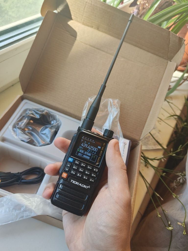 Tidradio h3 plus нова рація LPD PMR Avia bluetooth