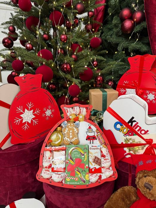 Подарунковий набір бокс Солодкий подарунок для дочки Мішечок Кіндер