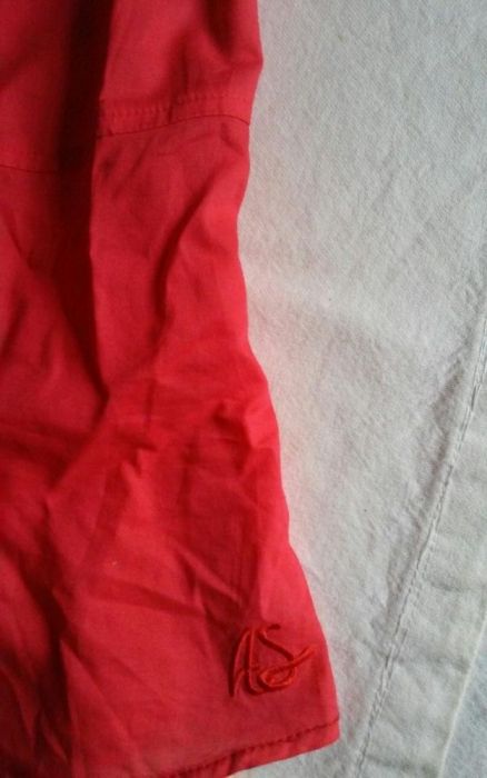 Top/camiseiro da estilista Ana Sousa, tam. 34, vermelho vivo