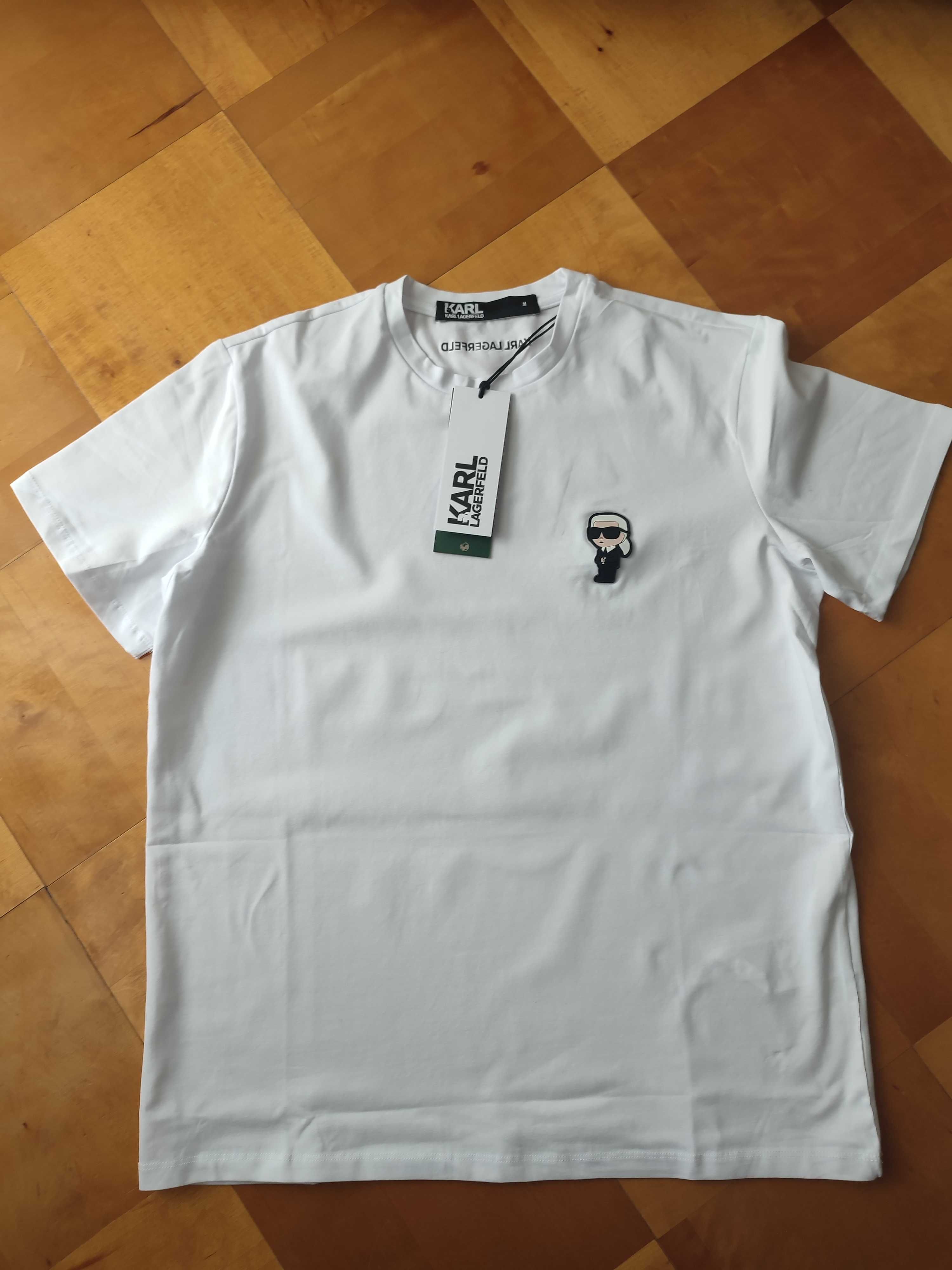 Karl Lagerfeld T-Shirt rozm.M koszulka biała