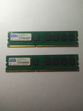 Pamięć ram 2x2GB 1333 DDR3 GOODRAM