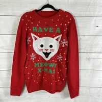 Cветр новорічний різдвяний жіночий H&M Divided Have a Meowy X-mas р.M