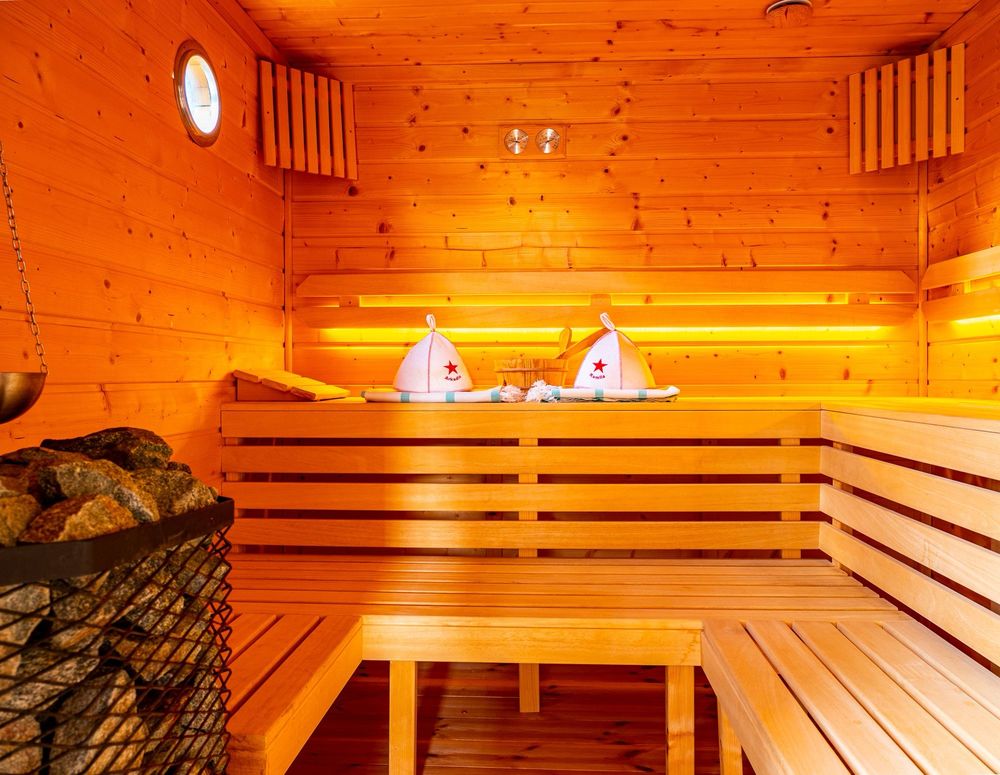 Domek z jacuzzi, sauna Sasino