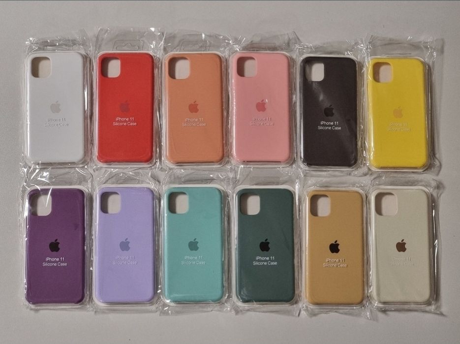 Capas de Silicone Apple iPhone 11 (SELADAS)